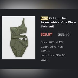 Aerie Swimsuits (2) and Bikini Tops (2)